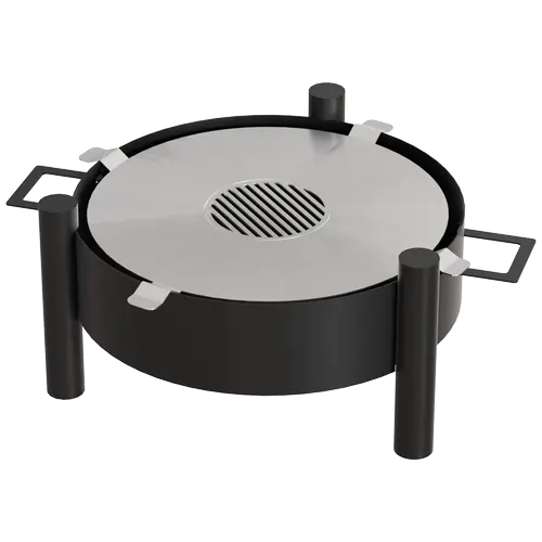 Fire bowl ROTONDO with grill grate